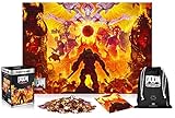 Good Loot Doom: Eternal Maykr - 1000 Teile Puzzles für Erwachsene und Kinder ab 14 Jahren - 68x48cm Gaming Puzzle mit Poster und Tragetasche - Doom Eternal Merchandise