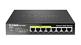 D-Link DES-1005P Fast Ethernet Switch (5-Port Layer2, 10/100 Mbit/s, PoE, einfache Plug & Play-Installation, automatische MDI/MDIX-Erkennung, lüfterlos) schwarz