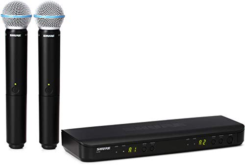 Shure BLX288/B58 Zweikanal-Mikrofonsystem mit (2) BETA 58A Handmikrofone