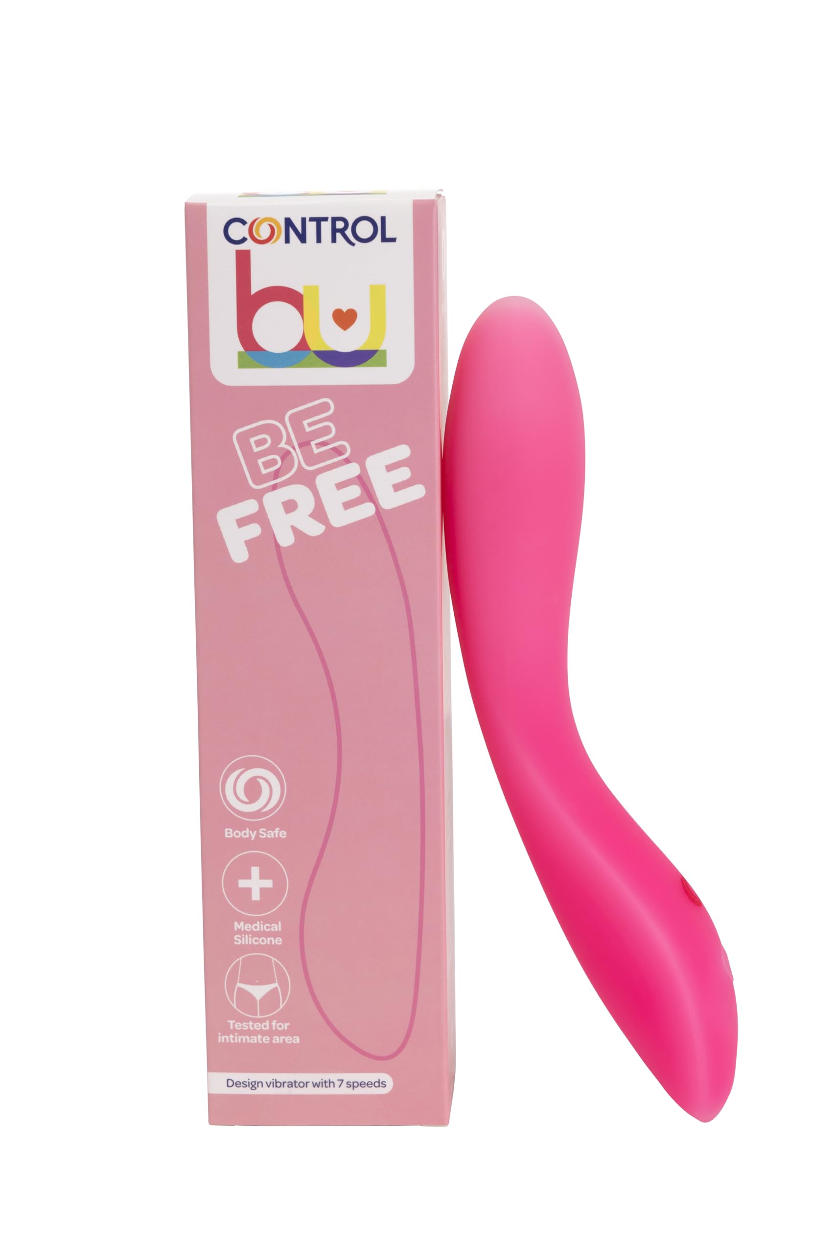 Control BU Wiederaufladbarer Vibrator mit innovativem Design - BE FREE