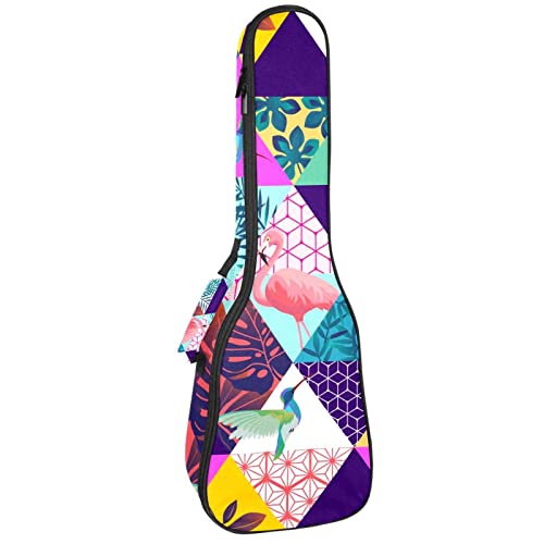 Ukulele Koffer Flamingo Ukulele Tasche 21 Zoll Wasserdicht Oxford Gig Bag Mit Tasche Jungen Mädchen