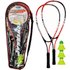 BEST SPORTING Badminton-Set, 58 x 22 cm - rot