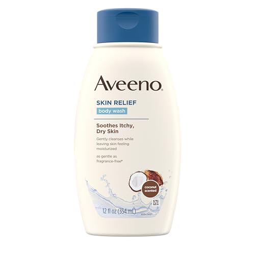 Aveeno Skin Relief Nourishing Body Wash, Coconut, 12 Fluid Ounce by Aveeno