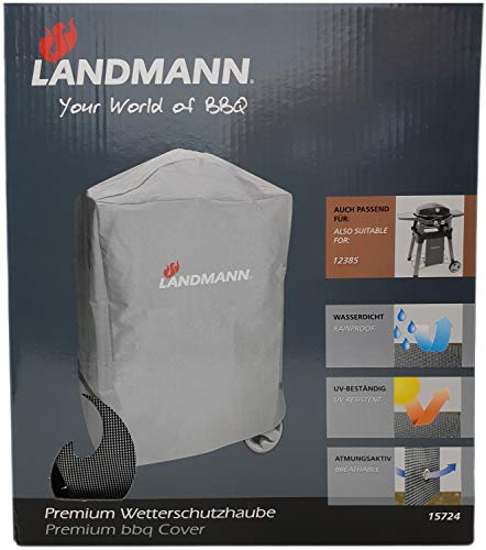 LANDMANN Premium Wetterschutzhaube | Aus robustem & wasserdichtem Polyestergewebe | UV-Beständig, atmungsaktiv & kältebeständig | Geeignet für Pantera 1.0, Pantera 2.0 und e-Pantera inklusive Trolley