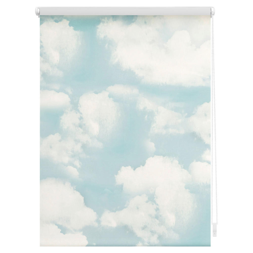 Rollo Wolken blau B/L: ca. 90x150 cm 3