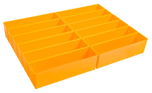 BS-Systems Insetbox F3 orange BSS (12 Stück) für L-BOXX