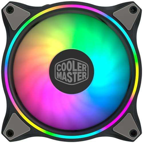 Cooler Master MasterFan MF120 HALO 3in1 Gehäuselüfter 120 mm Packung mit 3 3-pack 120x120x25 650-1800 RPM 47.2 CFM 1.6 mmH2O 6-30 dBA ARGB
