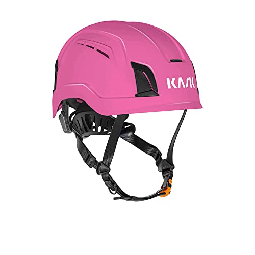 KASK Schutzhelm ZENITH X Air, Bauhelm, Kletterhelm, Arbeitshelm, Drehrad Gr. 52-63 cm, Belüftungsystem, Farbe:pink