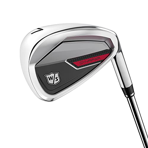 Wilson Dynapower Herren Golf-Eisen, Stahl, rechte Hand, steif, 5-PW, GW