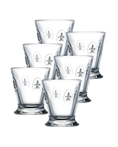 La Rochere - Gobelet Fleur De LYS - Glas mit Lilienwappen 250 ml - 1Stück