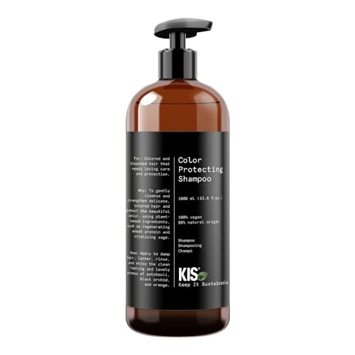 KIS Green Color - Shampoo - 1000ml - gefärbtes & gebleichtes Haar - 100% Vegane Rezeptur - sulfatfrei