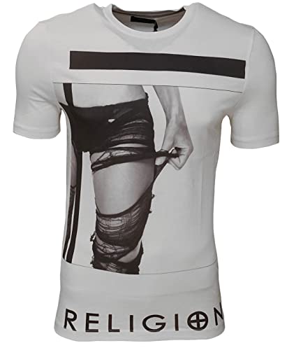 Religion Clothing Herren T-Shirt Leg Shirt-Weiss-L