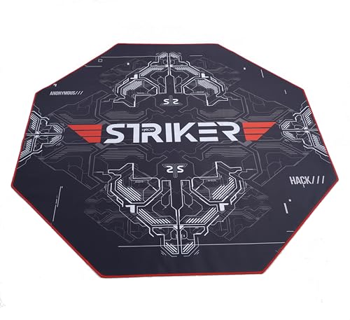 Striker Gaming Stuhlunterlage/Bodenschutzmatte 1100x1100x2mm