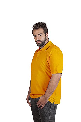 Hochwertiges Herren Poloshirt, 4XL, Orange