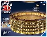 Ravensburger 3D Puzzle Kolosseum in Rom bei Nacht 11148 - leuchtet im Dunkeln - 216 Teile - ab 8 Jahren