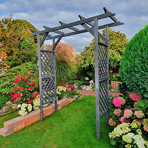 promadino Rosenbogen Bamberg, Pergola ohne Pflanzkästen, BxTxH: 200x65x139 cm