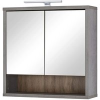Spiegelschrank - holzfarben - 70 cm - 65 cm - 22 cm - Schränke > Badschränke > Spiegelschränke - Möbel Kraft