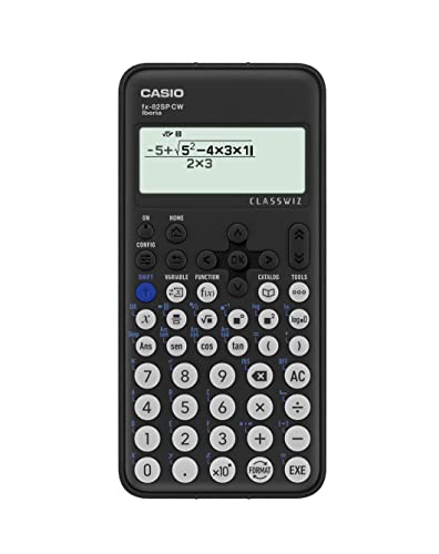 Casio FX-82SP CW - Wissenschaftlicher Taschenrechner, empfohlen für Spanisch und Portugiesisch, 5 Sprachen, über 300 Funktionen, Dunkelgrau