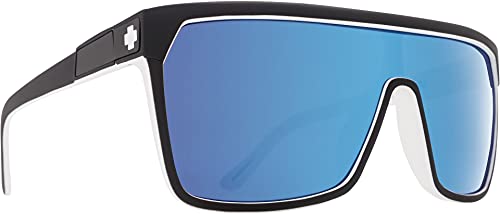 Spy Herren Sunglasses Flynn Sonnenbrille, Whitewall - Happy Gray Green W/Lt Blue Spectra, 134