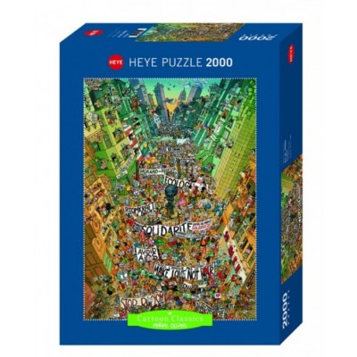 Heye Degano - Protest 2000 Teile Puzzle Heye-29820 2