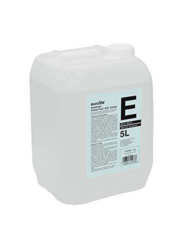 Eurolite Smoke Fluid -E2D- Extrem 5 Liter | Nebelfluid für Nebelmaschinen | Hohe Dichte und lange Standzeit | Made in Germany | Geruchsneutral auf Wasserbasis | Biologisch abbaubar