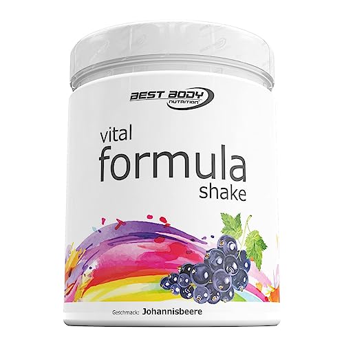 Best Body Nutrition - Vital FormulaShake - optimaler Shake Johannisbeere, 1er Pack (1 x 500 g)