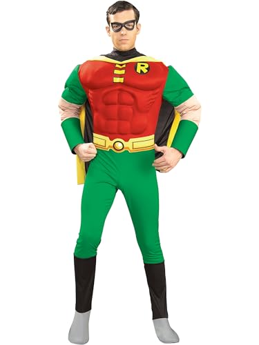 Rubie's 3 888078 - Robin Deluxe Muscle Chest Erwachsener Kostüm, Größe L