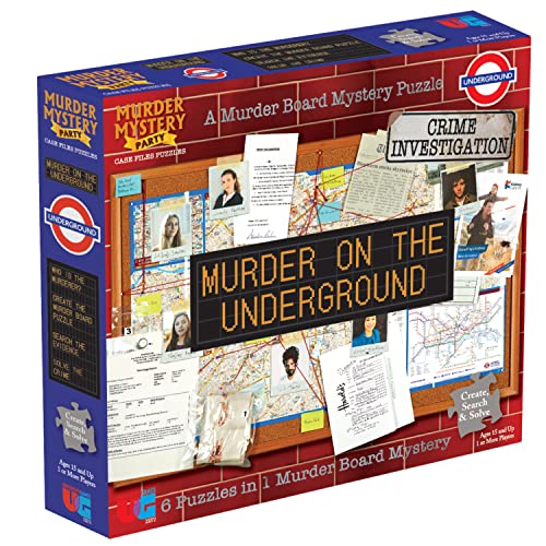 University Games 33272 Mystery Case Dateien Puzzle Murder on The Underground