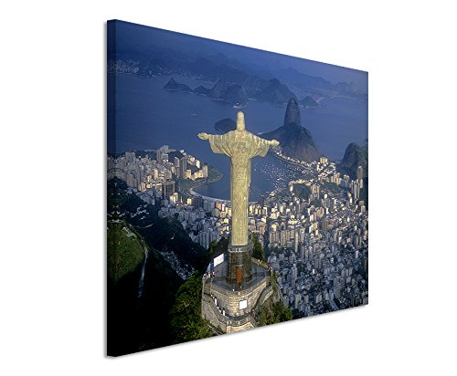 Fotoleinwand 120x80cm Urbane Fotografie – Luftaufnahme von Rio de Janeiro, Brasilien
