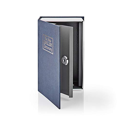 Invero Book Safe Portable Secret,The New English Dictionary,Style Diversion Spardose Safe Starke Stahlsicherung mit 2 Schlüsseln,Ideal für die Aufbewahrung von Bargeld, Schmuck und Dokumenten,Klein