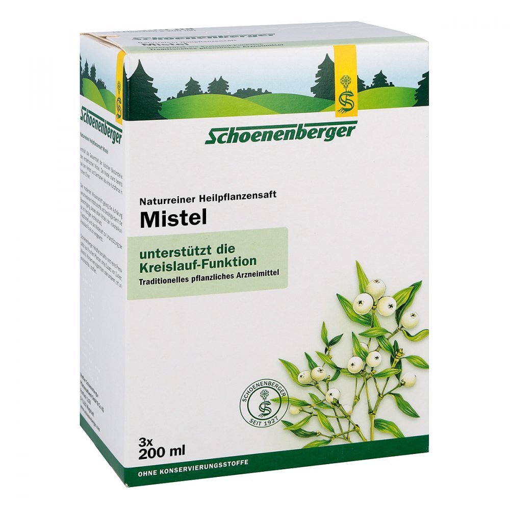 MISTEL SAFT Schoenenberger Heilpflanzensäfte 3X200 ml