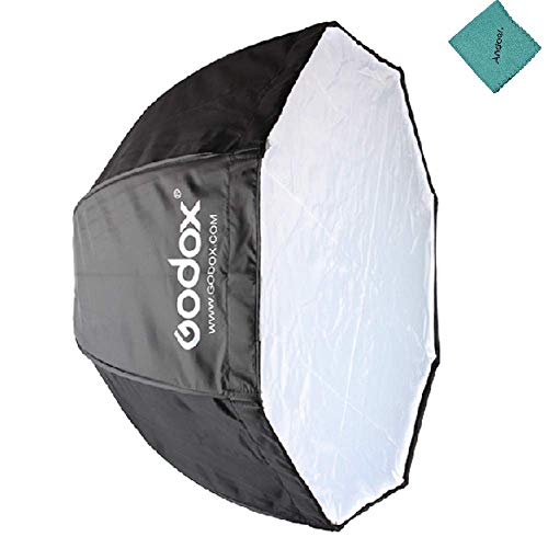 Godox 120cm / 47.2in Tragbare Octagon Softbox Regenschirm Brolly Reflektor für Blitzgerät
