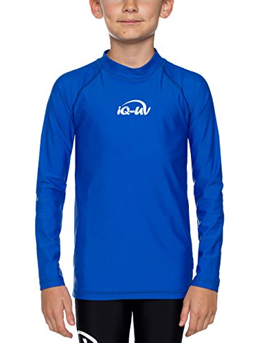 iQ-UV 300 Kinder, Langarm, Uv-Schutz T-Shirt, Blau (Dark Blue), 116/122