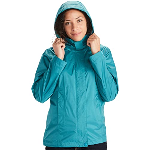 Marmot Damen Wm's PreCip Eco Jacket Hardshell Regenjacke, Wasserdicht, Winddicht & Atmungsaktiv, Enamel Blue, S
