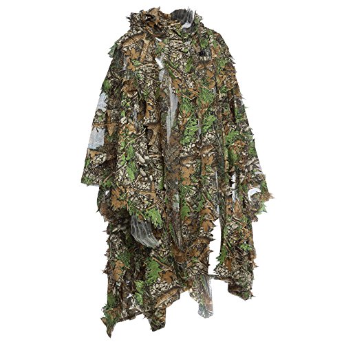 3D Jungle Sniper Set Jagd Camouflage Camping Vogelbeobachtung Poncho Ghillie Suit