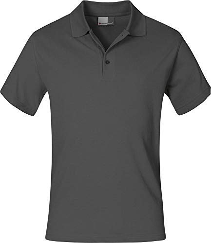 Superior Poloshirt Plus Size Herren, 5XL, Graphit