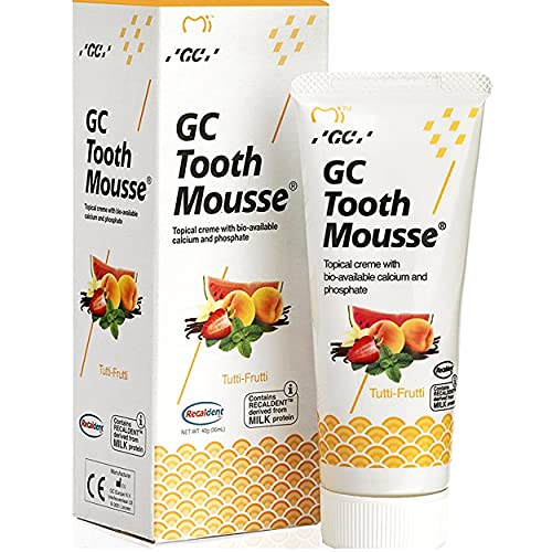 GC Tooth Mousse Zahnschutzcreme Tutti-Frutti, 1er Pack (1 x 40 g)