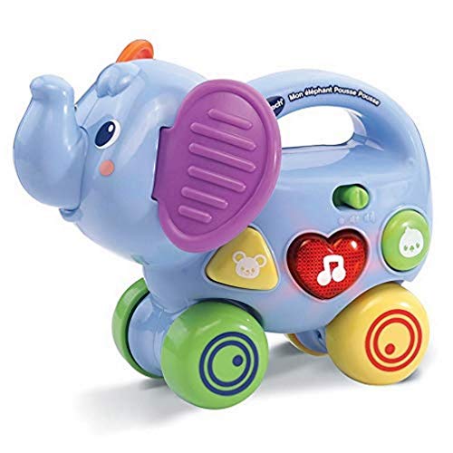 VTech – Elephant Pousse Baby Spielzeug für Kleinkinder, 80-513605, mehrfarbig – Version FR