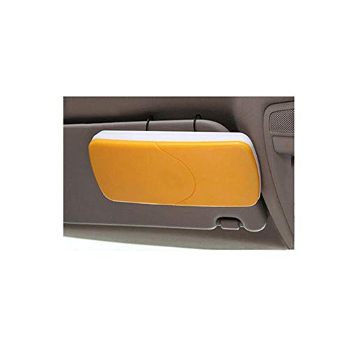 ZXGQF Tissue Box Kunststoff Rechteckige Wasserdichte Papierhandtuchhalter Für Zuhause BüroAuto Dekoration Tissue Box Halter, Gelb