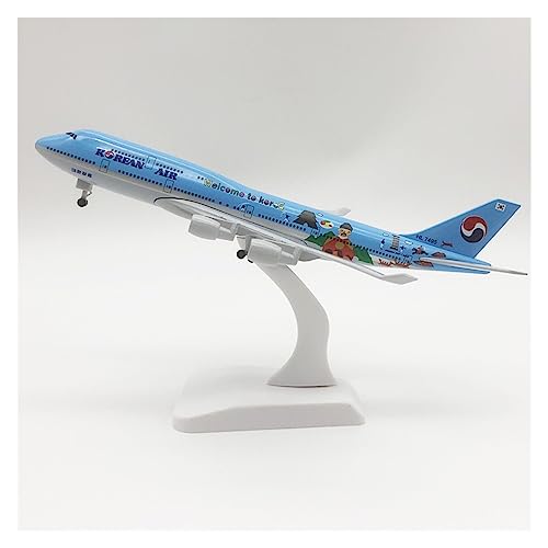 VaizA Flugzeuge Outdoor Toy 20 cm Für Korean AIR Boeing 747 B747 Airways Flugzeug Modell Druckguss Flugzeug Modell Flugzeug W Räder Fahrwerke