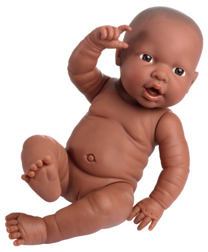 Bayer Babypuppe "Newborn Baby Black Girl" (1-tlg)