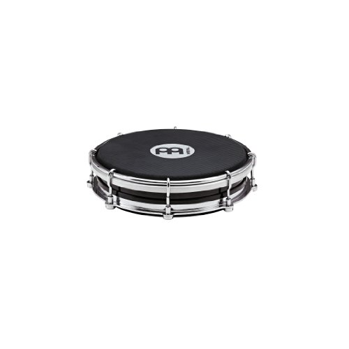 Meinl Percussion STBR06ABS-BK Silent Tamborim, 15,24 cm (6 Zoll) Durchmesser, schwarz