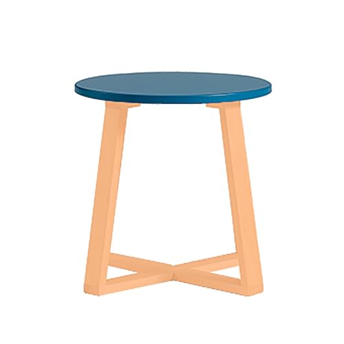 GJ Couchtisch-Nachttisch aus Holz, 1 Set, runder Kleiner Sofa-Beistelltisch, Moderne Wohnkombination, Kleiner Tisch, einfache Montage (Color : B)