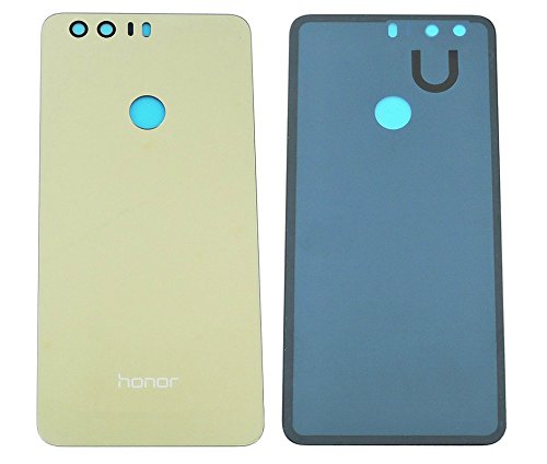 Handyteile24 Huawei Honor 8 Akkudeckel Akku Deckel Backcover Battery Cover Rückseite Gehäuse + Klebestreifen Gold