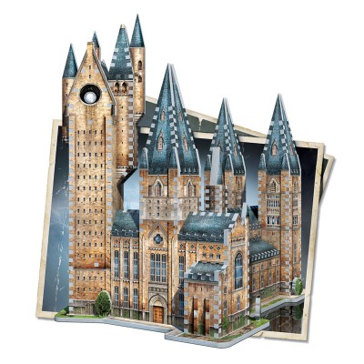 Wrebbit 3D 3D Puzzle - Harry Potter (TM): Hogwarts - Astronomie-Turm 875 Teile Puzzle Wrebbit-3D-2015 3