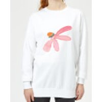 Flower 10 Women's Sweatshirt - White - XXL - Weiß