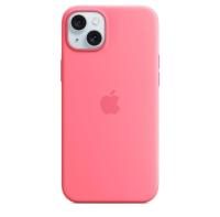 Apple iPhone 15 Plus Silikon Case mit MagSafe - Pink