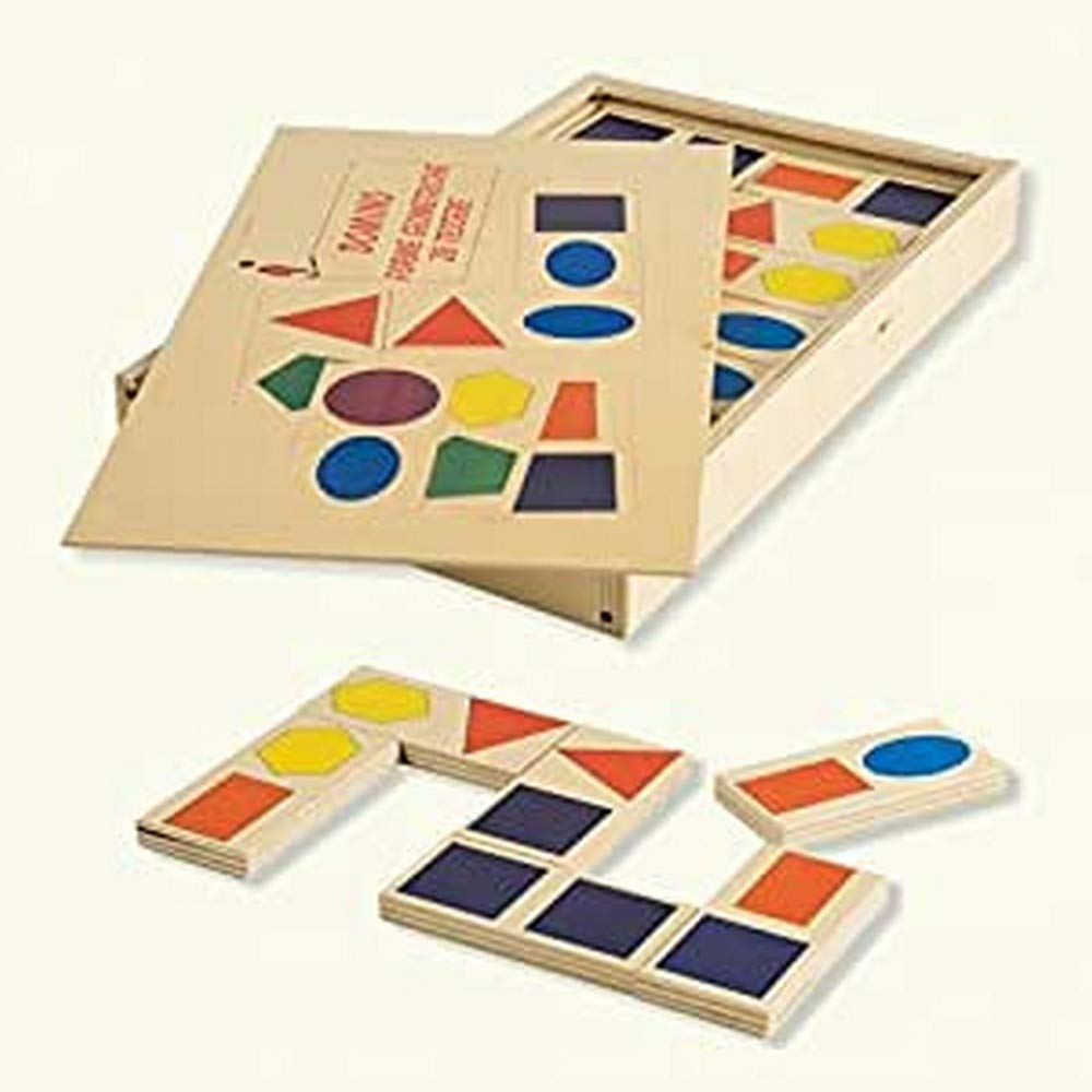Dida - Das Domino Spiel Geometrische Formen Ist EIN Kinderspiel Für Kleinkinder, Aber Auch EIN Gesellschaftsspiel Für Die Ganze Familie. Das Holzdomino Ist EIN Familienspiel Für Jung Und Alt
