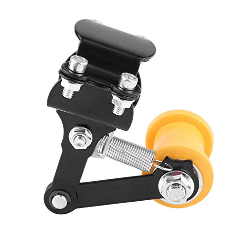 YYRL Kettenspanner Motorrad Einstellkettenspanner Schraube auf Rolle modifiziertes Zubehör Universalwerkzeug (Schwarz)