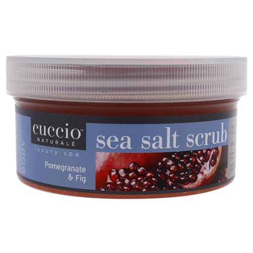 Cuccio Natürliches Meersalz mit Granatapfel und Feige, mittlere Kristalle und feine 553g